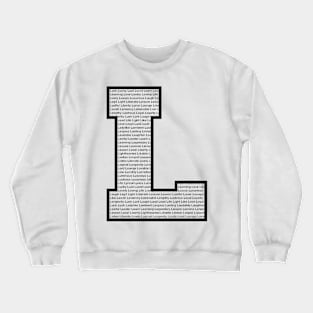 L Black Crewneck Sweatshirt